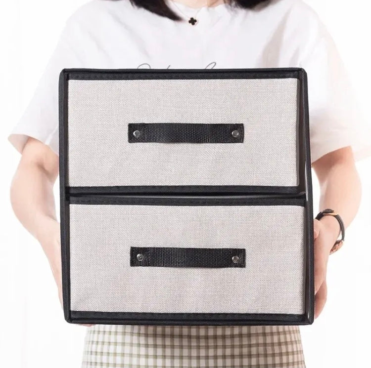 New Waterproof Cotton Linen Clothes Storage Box, Drawer Storage Box, Foldable Drawer Clothes Organizer New Waterproof Cotton Linen Clothes Storage Box, Drawer Storage Box, Foldable Drawer Clothes Organizer